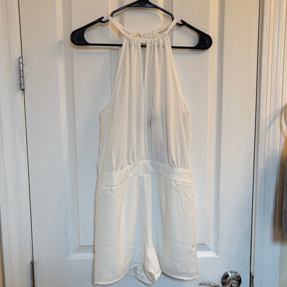 Forever 21 White Halter Top